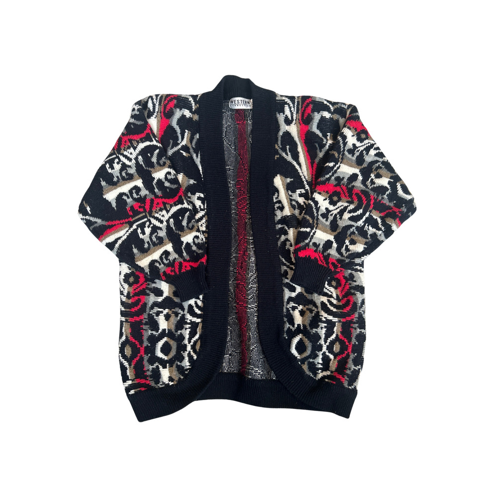XL Western Connection Cardigan Sweater